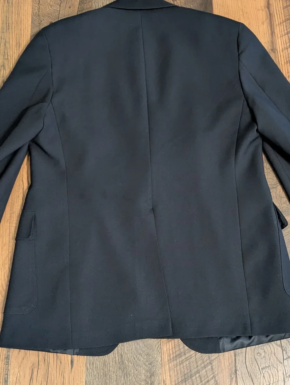 VTG Levis Action Suit Blazer Mens Navy Blue Sta-Prest 70s Sport Coat Gold Button
